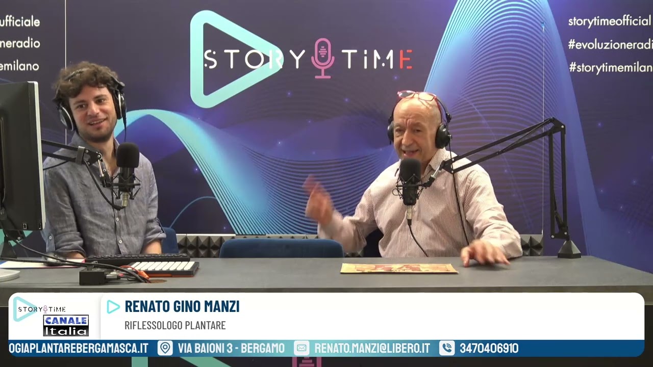 Renato Manzi intervistato da Storytime sulla riflessologia plantare